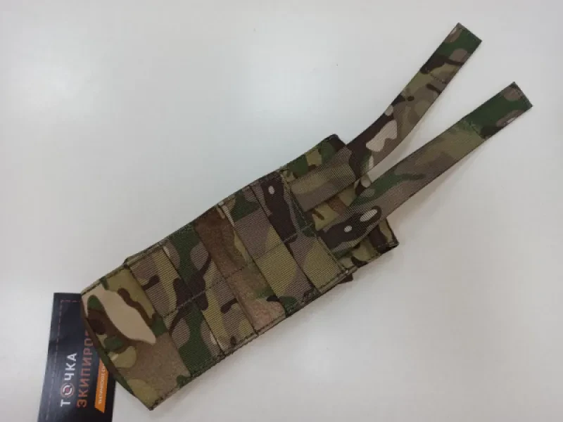 Фото товара Подсумок Camofans 755 для маг.АК одинар. под 2 маг. закрытый мультикам