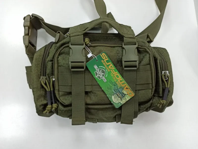 Превью товара Подсумок утилитарный Camofans HEX сухарка олива