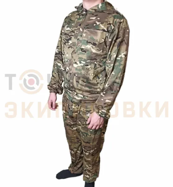 Фото товара Костюм масхалат Camofans CF-021 сетчатый мультикам (Размер: 44)