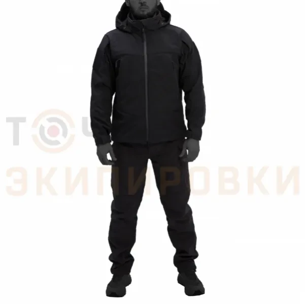 Превью товара Костюм Camofans Softshell черный (Размер: S)