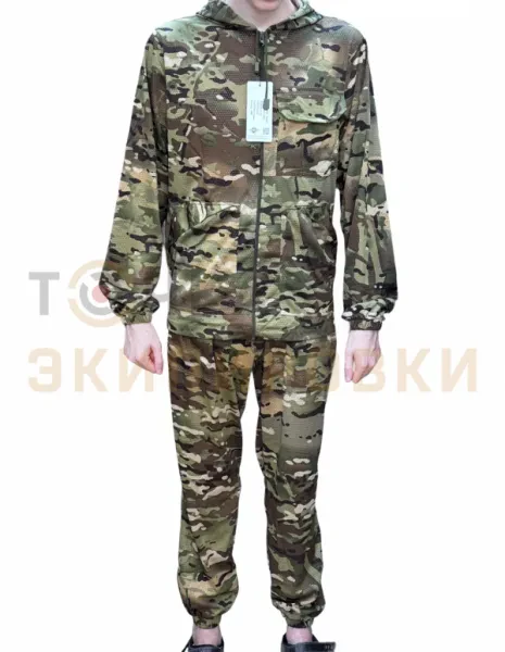 Фото товара Костюм масхалат Camofans CF-023 сетчатый мультикам (Размер: 48)