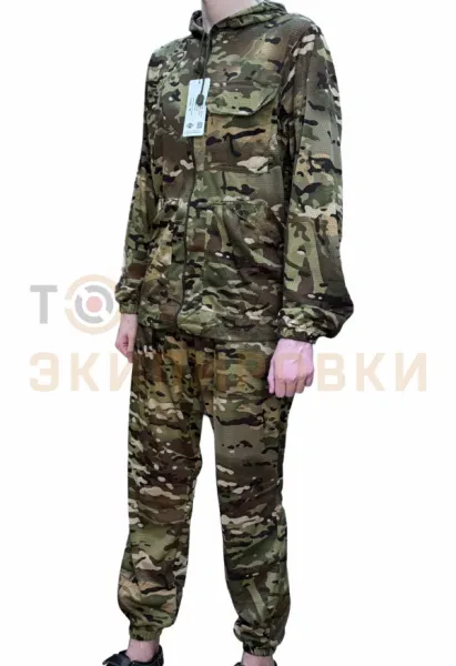 Фото товара Костюм масхалат Camofans CF-023 сетчатый мультикам (Размер: 48)