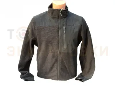 Превью товара Куртка Camofans CF-FED016 флисовая (соты) черный
