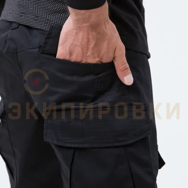Фото товара Костюм NNM тактический с наколенниками черный (Размер: S)