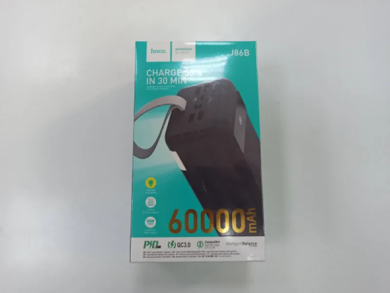 Превью товара Портативный аккумулятор HOCO J-86B 60000mAh